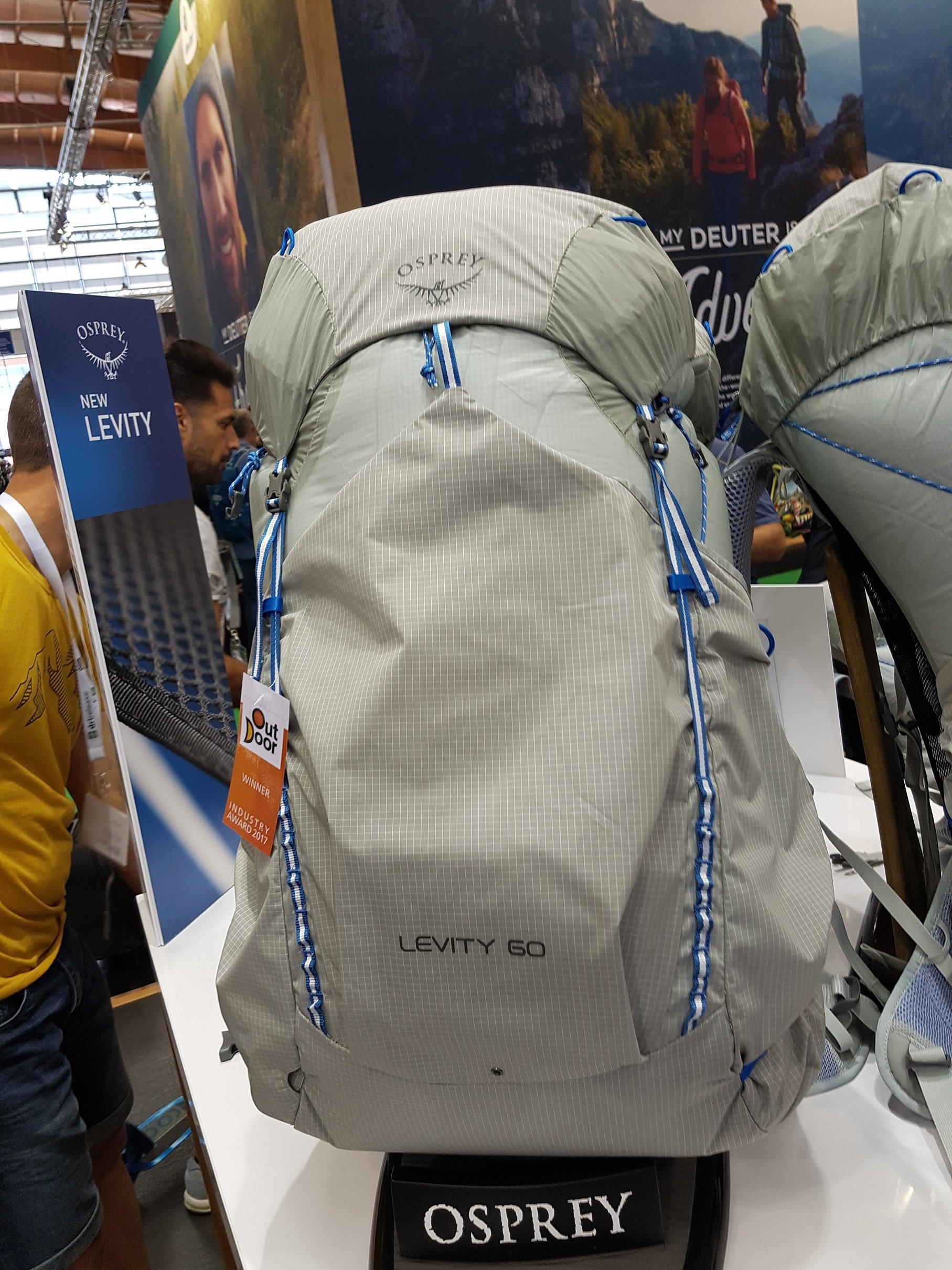 Levity 60 Osprey taske kåret til den bedste taske Friedrichshafen -
